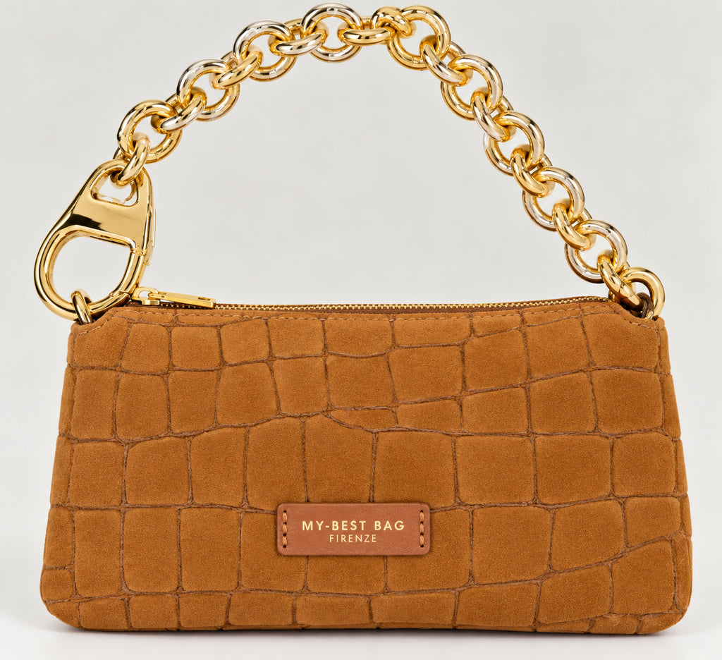 REFLEX CROCO SUEDE - pelletteria - MY BEST BAG FIRENZE