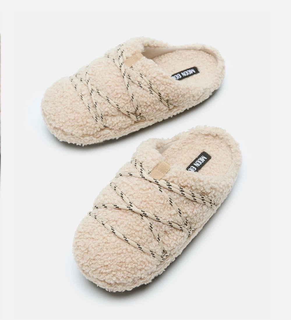MB TEDDY SLIPPER - Scarpe - MOON BOOT