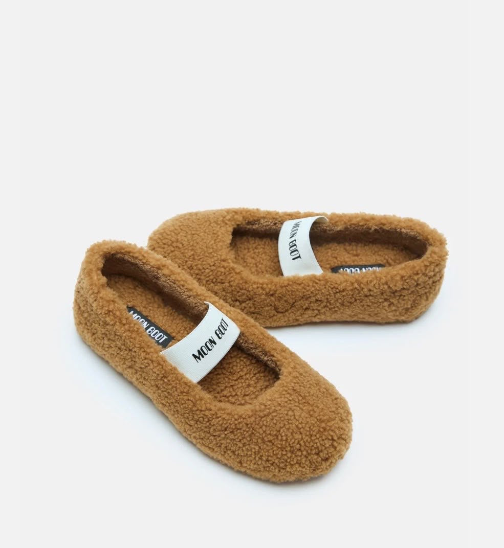 MB SHEARLING BALLERINA - Scarpe - MOON BOOT